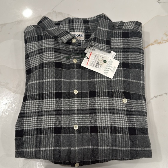 Barbour Deltan Plaid Button-Up Shirt - Picture 10 of 15